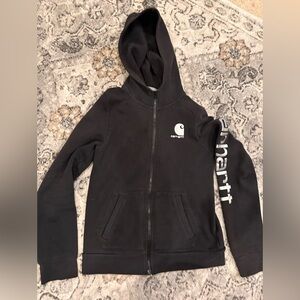 Carhartt Kids Black Zip-Up Hoodie